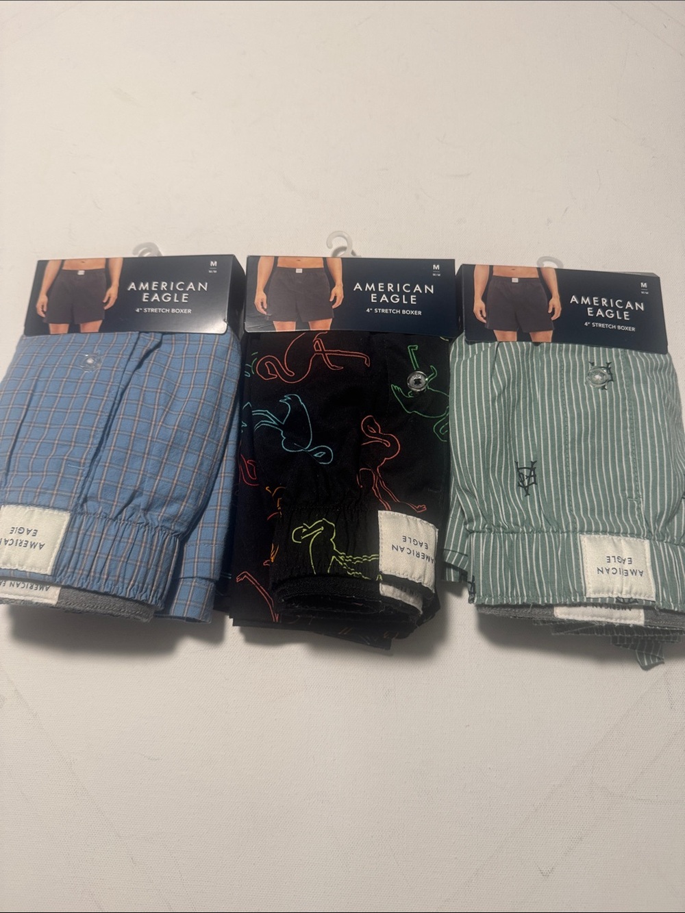 American Eagle Boxers Mens Medium 3 Pack